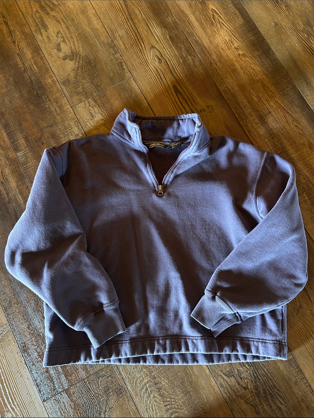 Eddie Bauer Women's Purple Quarter-Zip Pullover Jacket